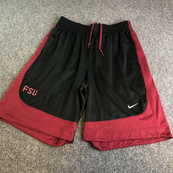 Nike Florida State Seminoles Shorts Mens Large Red Black Reversible - Picture 1 of 13